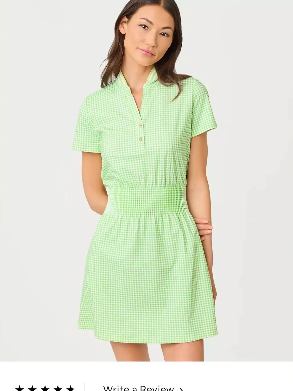 Lilly Pulitzer Luxletic Love Active Dress UPF 50+ *Pistachio Macaron